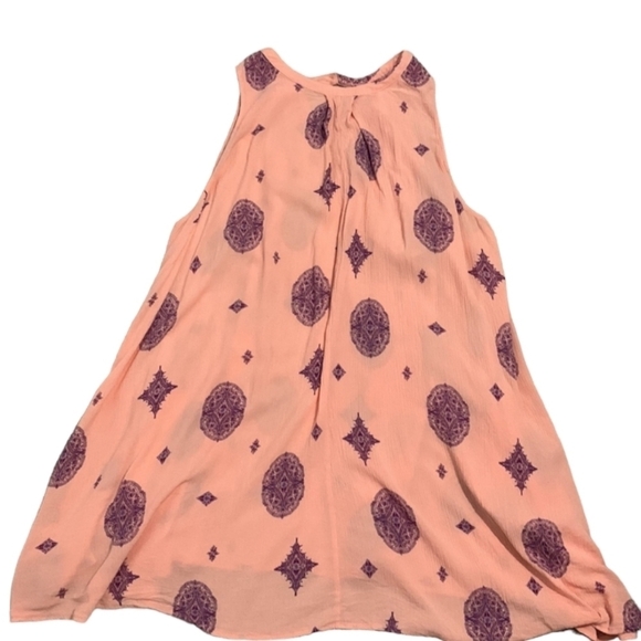 Free People Tree Swing Sleeveless Mini Tunic Dress Boho - Picture 2 of 7